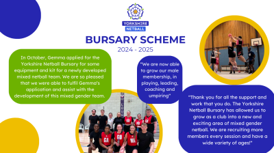 The Yorkshire Netball Bursary Scheme 💙 - Gemma's story